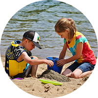 Kids Beach Circle