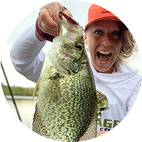 caught crappie circle