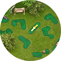 mini golf circle