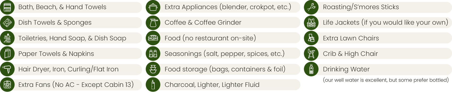 PTR What to Bring 2