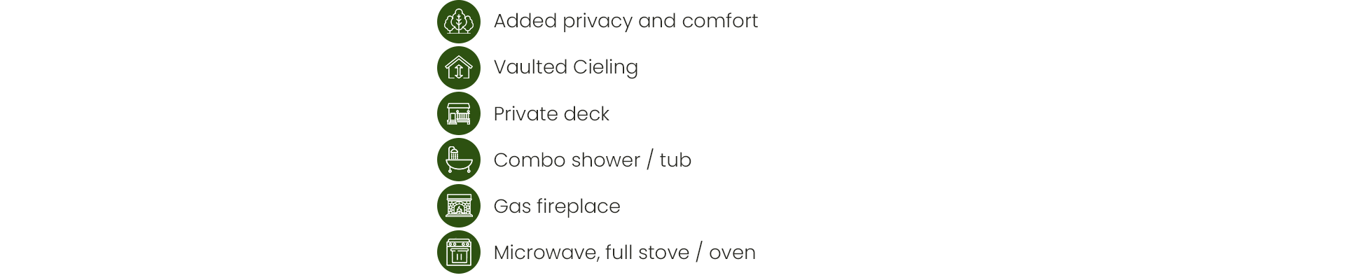 PTR Amenities - Cabin 10